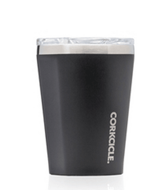 12oz black Corkcicle tumbler Matte Black