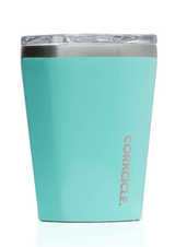 12oz turquoise Corkcicle tumbler