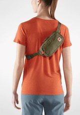 Wearing Fjallraven High Coast Hip Pack 