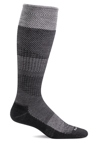Sockwell Women's Modern Tweed Graduated Compression Sock Black