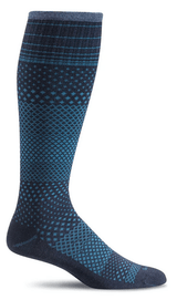 Sockwell Women's Micro Grade Graduated Compression Sock Navy