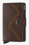 Secrid Stitch Mini Wallet Linea Espresso