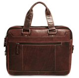 Jack Georges Voyager Double Entry Top Zip Briefcase - U.N. Luggage Canada