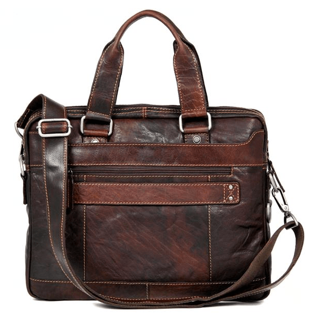 Jack Georges Voyager Double Entry Top Zip Briefcase - U.N. Luggage Canada