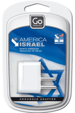 Go Travel N & S America to Israel Adapter - U.N. Luggage Canada