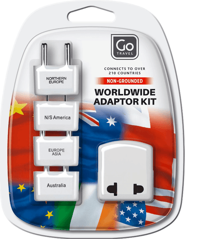 Go Travel Worldwide Adapter Kit - U.N. Luggage Canada