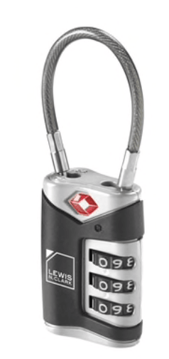 Lewis N Clark Travel Sentry Cable Lock