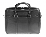 Mancini Double Compartment Laptop Briefcase - U.N. Luggage Canada