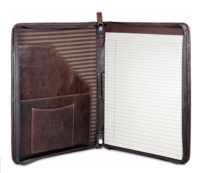 Jack Georges Voyager Letter Size Zippered Writing Pad Cover - U.N. Luggage Canada