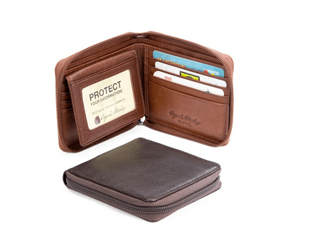 Osgoode Marley RFID Zipper Passcase Wallet