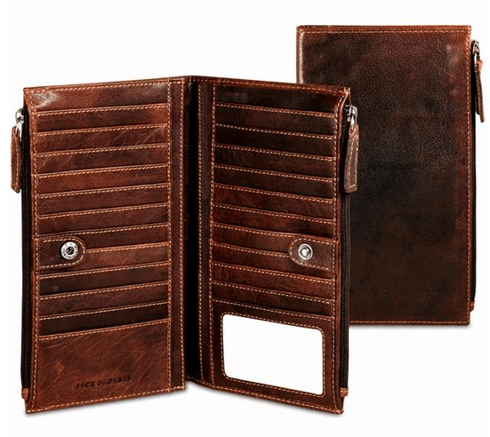 Voyager Large Double Zip RFID Blocking Wallet - U.N. Luggage Canada