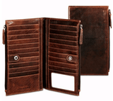 Voyager Large Double Zip RFID Blocking Wallet - U.N. Luggage Canada