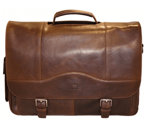 Mancini Porthole Laptop Briefcase - U.N. Luggage Canada