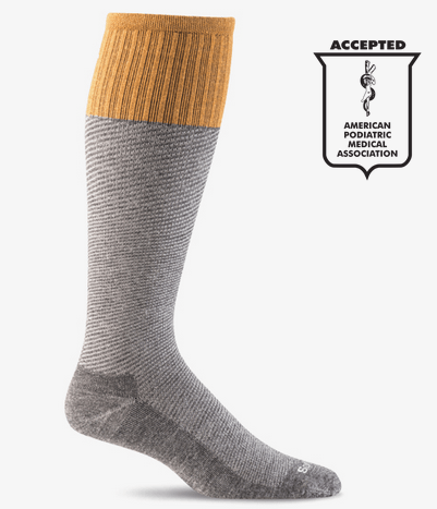 Sockwell Men's Bart Graduated Compression Sock Charcoal