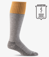 Sockwell Men's Bart Graduated Compression Sock Charcoal