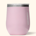 12oz rose quartz Corkcicle stemless wine glass