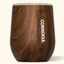 12oz walnut Corkcicle stemless wine glass