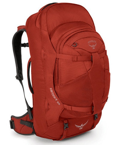 Osprey Farpoint 55L Travel Backpack Jasper Red