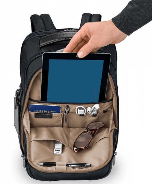 Briggs & Riley @Work Medium Backpack Interior Organization