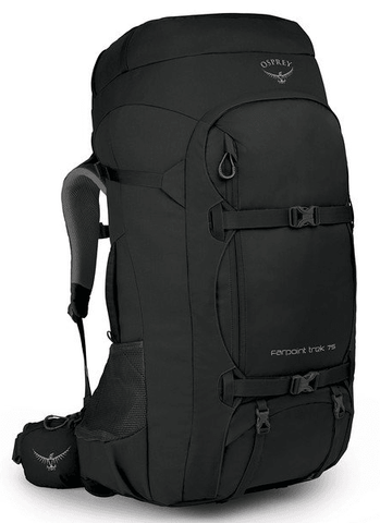Osprey Farpoint Trek 75L Travel Backpack Black