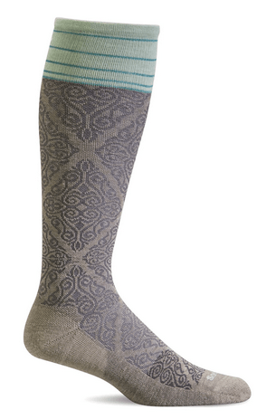 Sockwell Women’s The Raj Moderate Firm Graduated Compression Sock Khaki