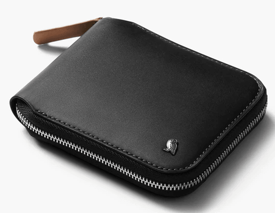 Mens on sale zipper wallet