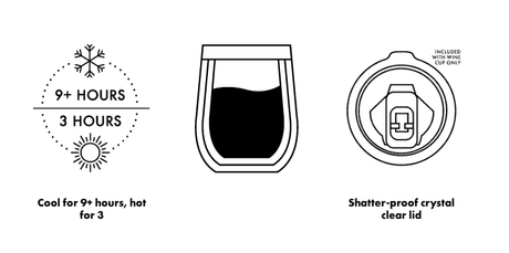 Corkcicle Color Block Stemless - U.N. Luggage Canada