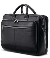 Samsonite Classic Leather Toploader Briefcase - U.N. Luggage Canada