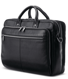 Samsonite Classic Leather Toploader Briefcase - U.N. Luggage Canada