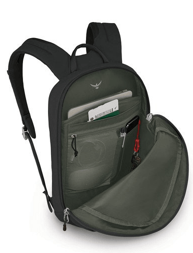 Osprey Arcane Small Day Pack Stonewash Black Interior