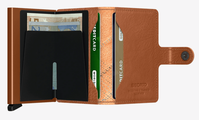 Secrid Stitch Mini Wallet Interior Bill Fold