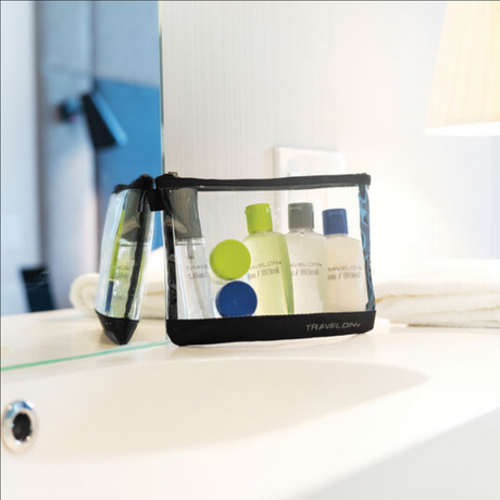 Travelon 1 Quart Zipper Bag with Bottles