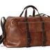 Aunts & Uncles Good Old Friends Roughneck Leather Weekender Duffle Bag Hazelnut